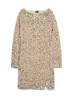 Bella Kort Kjole, Pumice Stone, L