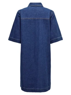 Belle Denimkjole, Dark Blue Denim, M