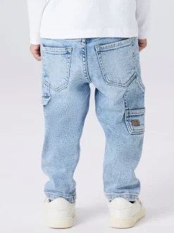 Ben Tapered Jeans, Light Blue Denim, 104 cm