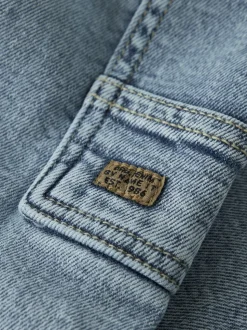 Ben Tapered Jeans, Light Blue Denim, 104 cm