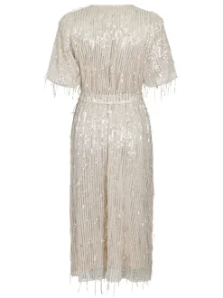 Benita Seqiuns Kjole, Champagne, 34