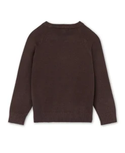 Benna Acorn Pullover, Coffee Bean, 80 cm