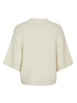 Benuta Fluffy Knit Cardigan, Off White, 38