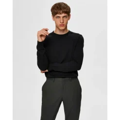 Berg Striktrøje, Sort, L