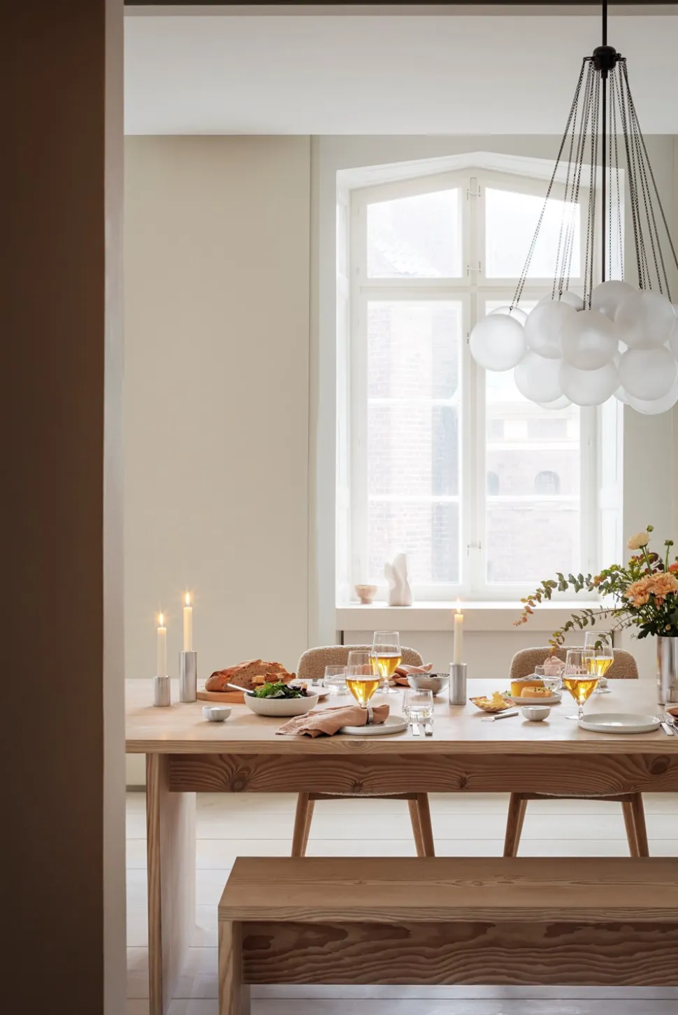 Bernadotte 2-pak Skål, Hvid, Ø7,4 cm