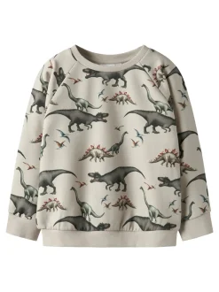 Bertil Sweatshirt, Pumice Stone, 104 cm