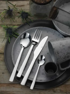 Bestiksæt, Blank Stål, 24 Dele