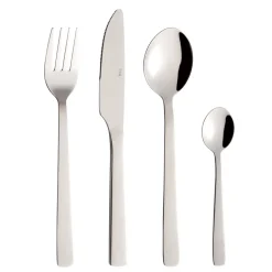 Bestiksæt, Blank Stål, 16 Dele