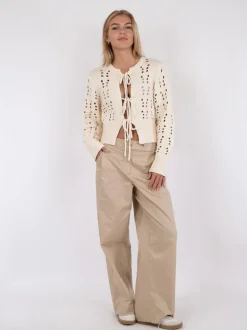 Bethie Knit Cardigan, Creme, 42