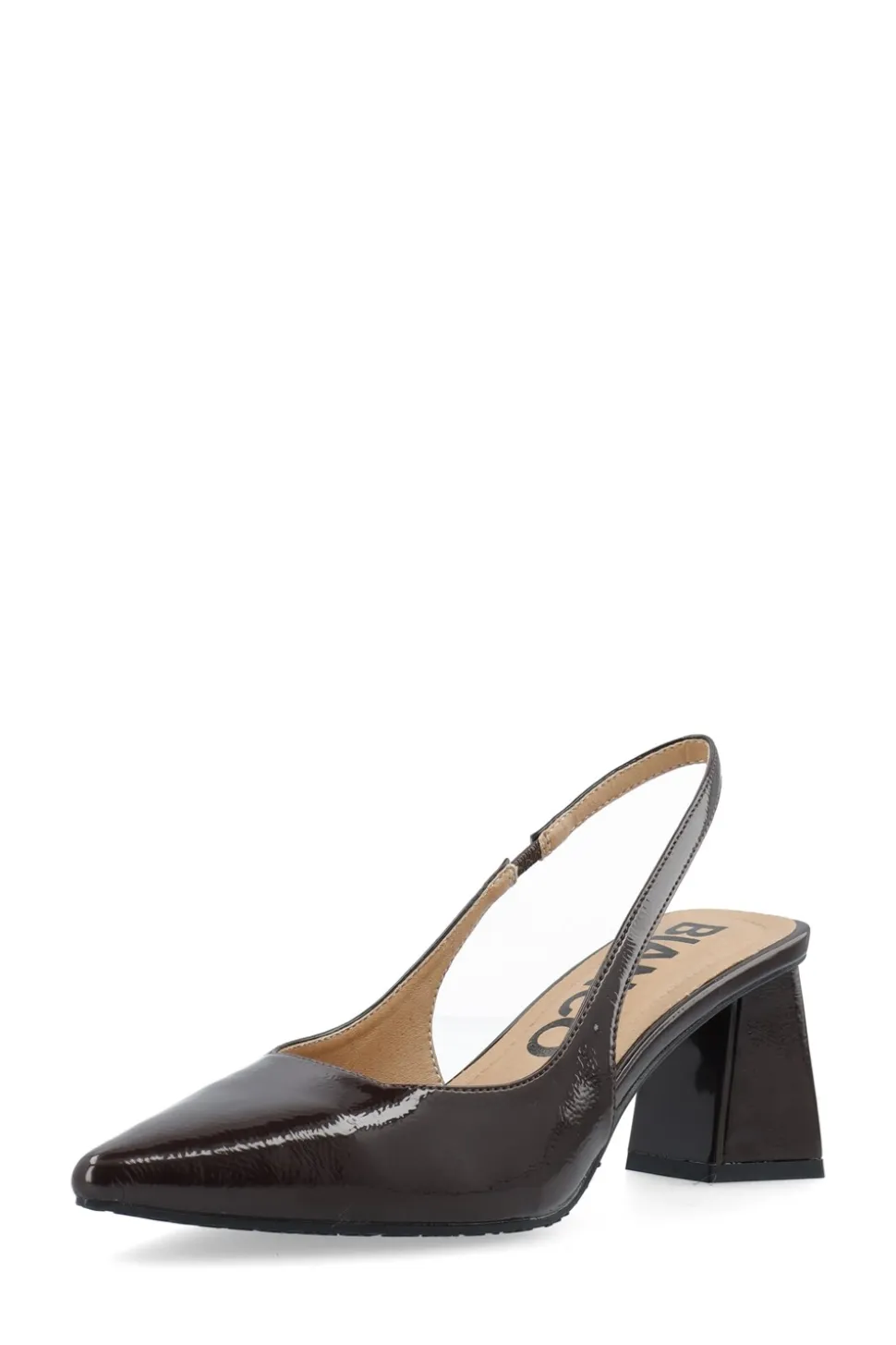 BIAMaralyn Slingback Højhælede Sko, Brown, 37