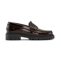 Birgitte Loafers, Bordo Polido, 37