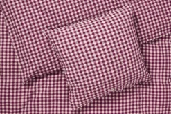 Bæk&Bølge Sengelinned, Plum/Rose, 140x200 cm