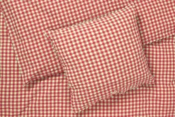 Bæk&Bølge Sengelinned, Red/Yellow, 140x200 cm