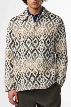 Blaze 5002 Overshirt, Ecru Multi, XXL