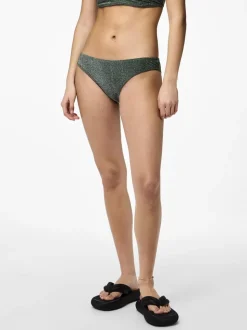 Bling Bikinitrusser, Dark Green, XL