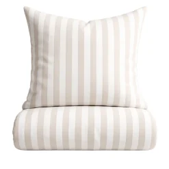 Blok Strib Sengelinned, Sand, 140x200 cm