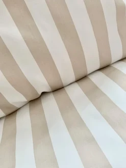 Blok Strib Sengelinned, Sand, 140x200 cm