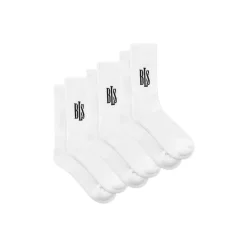 BLS 3-pak Strømper, White, 39-42