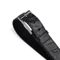 Bælte, Black Croco, 95 cm