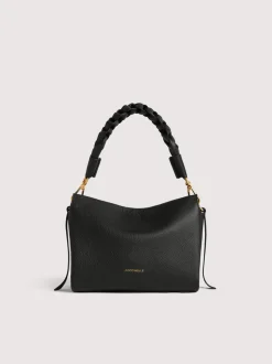 Boheme Small Håndtaske, Noir/Cognac