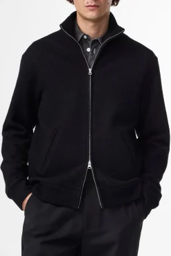 Boiled Full Zip Hybridjakke, Black, XXL