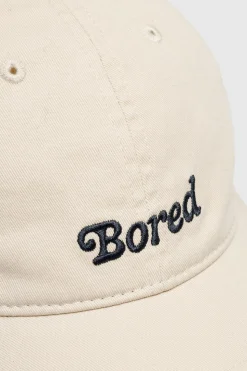 Bored Embroidery Cap, Soft Sand