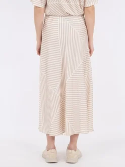 Bovary Mix Lines Nederdel, Sand, 38