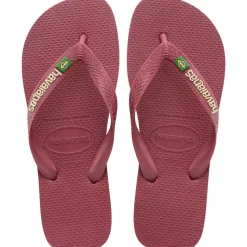 Brazil Logo Sandaler, Amaranth, 35/36