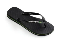 Brazil Logo Sandaler, Black, 41/42