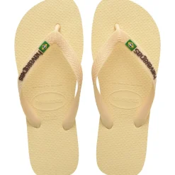Brazil Logo Sandaler, Buttercream, 37/38