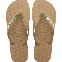 Brazil Logo Sandaler, Rose Gold, 37/38