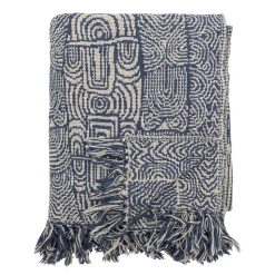 Bresso Plaid, Blue, 130x160 cm