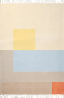 Brick Plaid, Light Yellow, 125x190 cm