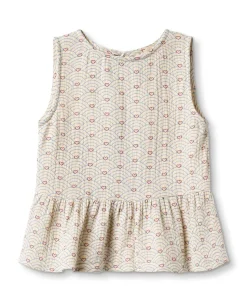 Bridget Top, Sandshell AOP, 104 cm