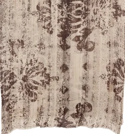 Brocade Tørklæde, Sand/Brown