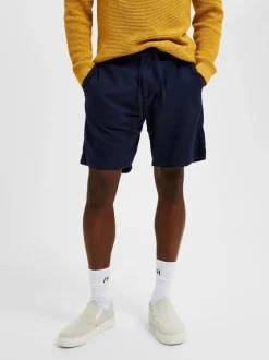 Brody Linen Shorts, Dark Sapphire, S