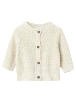 Bubba Knit Cardigan, Peyote Melange, 86 cm