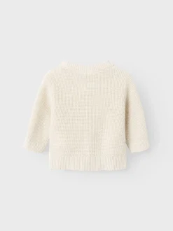 Bubba Knit Cardigan, Peyote Melange, 86 cm