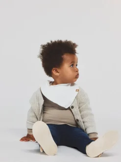 Bubba Knit Cardigan, Peyote Melange, 86 cm