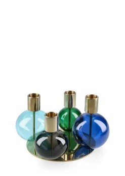 Bubble Lysestage, Blue/Green/Smoke