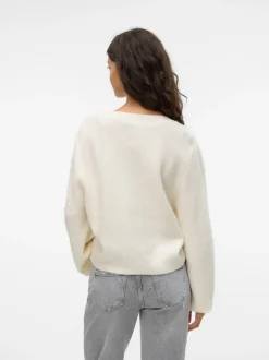 Caia Bow Cardigan, Snow White, L