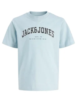 Caleb Varsitu O-Neck T-shirt, Celestial Blue, 164 cm