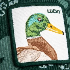 Camo Duck Cap, Dark Green, One Size