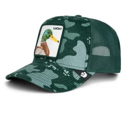 Camo Duck Cap, Dark Green, One Size