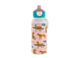 Campus Pop-Up Drikkeflaske, Leopard, 400 ml