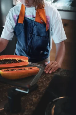 Canvas Forklæde, Blue