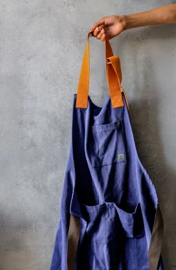 Canvas Forklæde, Blue