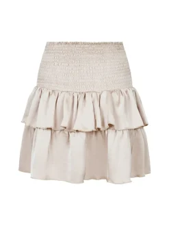 Carin Heavy Sateen Nederdel, Champagne, 36