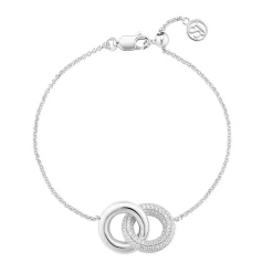 Carrara Armbånd, Silver, 18 cm