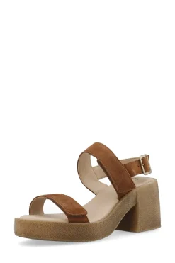 Casemily Velcro Sandaler, Toffee, 38